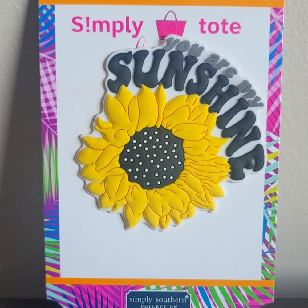 Simply Tote Bag Charm - Sunflower